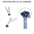 thumbnail image 7 of UMINEUX Portable Camping Chair, Folding Quad Outdoor, Large Heavy Duty Support 330 lbs, Blue, 7 of 7