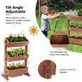thumbnail image 5 of Spaco 3-Tier Raised Garden Bed with Detachable Ladder and Adjustable Shelf, Flower Pot Stand for Planter Corner Garden Balcony Patio, 5 of 8