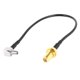 thumbnail image 1 of Cable de antena coaxial SMA hembra a TS9 macho en ángulo recto RA, 1 of 1