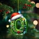 thumbnail image 3 of Rapeiae 2D Acrylic Christmas Tree 26 Letter Pendant Decorative Gift Family Christmas Party Pendants, 3 of 5