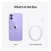 Open Box Apple iPhone 12- Carrier Unlocked -128 GB Purple