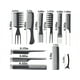 thumbnail image 3 of Juego de peines de plástico para el cabello, kit profesional para peinar el cabello, regalo de peluquería profesional, juego negro, juego portátil, accesorios para el cuidado del cabello,, 3 of 5