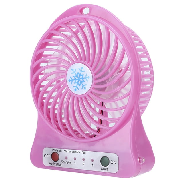 Ventilador recargable USB, mini ventilador de escritorio, mini ventilador de escritorio portátil, ventilador portátil para coche, uso conveniente