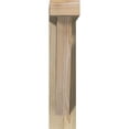 thumbnail image 2 of Ekena Millwork 4"W x 14"D x 18"H Traditional Block Rough Sawn Bracket w/ Offset Brace, Douglas Fir, 2 of 25