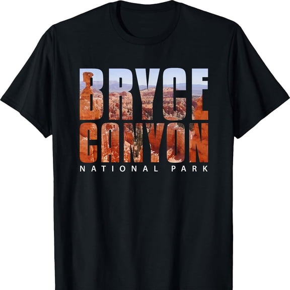 Bryce Canyon National Park Utah Nature Souvenir T-Shirt Retro Outdoor Hiking Graphic Tee Men Women Travel Vacation Apparel