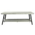 thumbnail image 2 of Artum Hill Hudson Light Gray 48" Coffee Table with Storage Shelf, 2 of 6