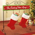 thumbnail image 3 of Classic Red Velvet Christmas Stockings - Soft, Plush, and Durable with Roomy Size for Goodies - Ready for Personalized Embroidery, Perfect for Gift Giving and Home Decor, 3 of 8