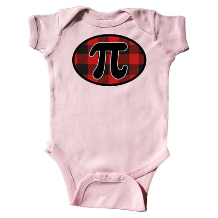 

Inktastic Pi Day Buffalo Plaid Gift Baby Boy or Baby Girl Bodysuit