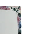 thumbnail image 3 of Ambesonne Geometric Floral Fitted Sheet, Roses Blossoming, Twin XL Size, Pale Pink and Hunter Green, 3 of 5