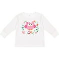 thumbnail image 3 of Inktastic Owl for Girls Girls Long Sleeve Toddler T-Shirt, 3 of 5