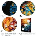thumbnail image 3 of Designart "Hardedge Art Sublime Tree consistency V" Abstract Floater Framed Canvas Art Print, 3 of 7