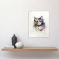thumbnail image 4 of Norwegian Forest Cat Lovers Gift Watercolour Pet Portrait Painting Artwork Unframed Wall Art Print Poster Home Decor Premium, 4 of 5