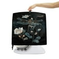 thumbnail image 4 of ZIATUBLES Kitchen Mixer Cover Waterproof Stand Mixer Cover Kitchen Appliance Organizer Bag Cover with Front Pockets Keep Kitchen Mixer Clean for 6-8 Quart Standing Mixer, Dragonfly Flower Black, 4 of 7