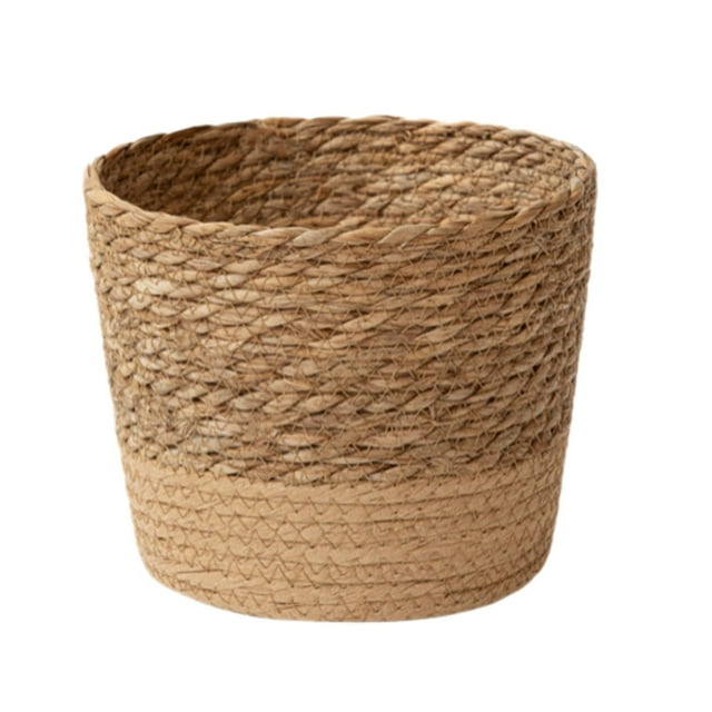 Cesta tejida para macetero, cestas de almacenamiento para decoración del hogar, florero, macetero, contenedores, maceta para el hogar, interior y M