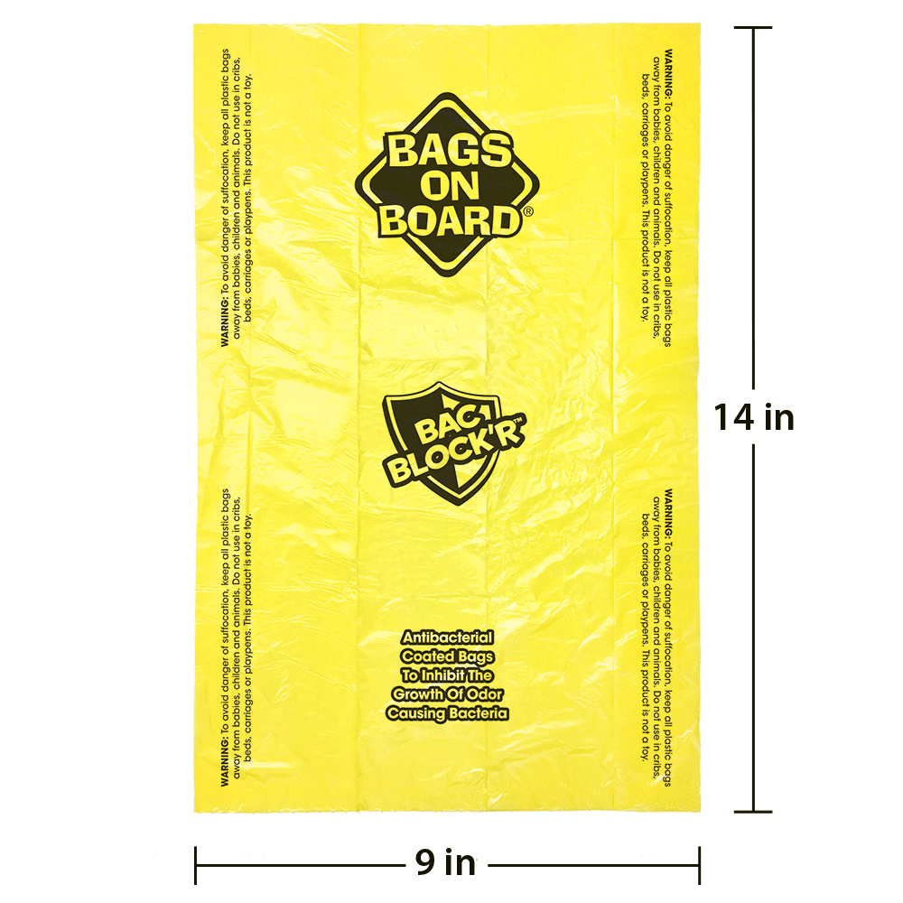 Bags on Board Poop Bags for Dogs, 9" x 14", 600 Count photo 3