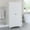 White, variant on Bush Furniture Salinas Bathroom Storage Cabinet with Doors in Antique White