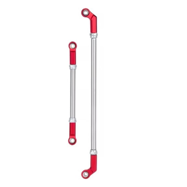 RCGOFOLLOW Biellette de Direction en Alliage d'Aluminium Durable pour 1/10 Rc Biellette de Direction Axiale SCX10 RCGOFOLLOW 1/10 Alliage d'Aluminium Biellette de Direction Plus Forte Rc Améliorée