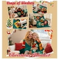 thumbnail image 7 of Christmas Fleece Throw Blanket – Soft and Cozy Holiday Blanket for Sofa, Bed, Couch – Xmas Decorative Flannel Blanket, 7 of 7