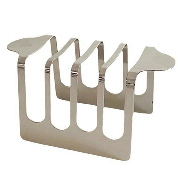 Wosthever Estante para tostadas de , accesorio de cocina para refrigeración de pan y almacenamiento, estantes para tostadas de acero inoxidable Mostrada