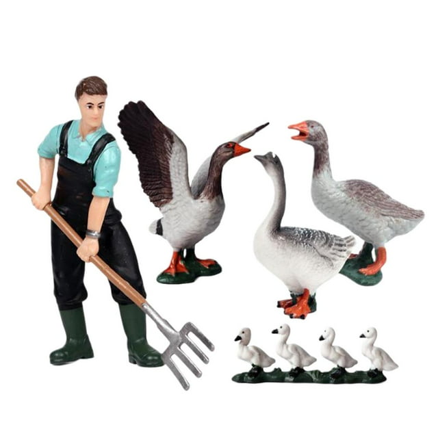 Juguetes de Granja de Simulación con Personas Fugure Playset Hugo Juguetes Educativos