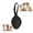 Black, variant on LAZIOEGR Dog Football Toys Interactive Anxiety Relief Tug of War Ball Toy for German Shepherd Belgian Malinois, 7.48 inches / 19 cm, Black+Red