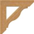 thumbnail image 3 of Ekena Millwork 4"W x 22"D x 22"H Funston Slat Rough Sawn Bracket, Western Red Cedar, 3 of 4