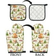 thumbnail image 6 of Camper Gifts Oven Mitts and Pot Holders Sets, Camping Rv Kitchen Accessories Sets, Camping Lovers Gifts, Camping Themed Heat Resistant Oven Glove Potholders for Rv Kitchen Cooking Baking BBQ, 6 of 6