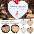 thumbnail image 3 of I Wish You Lived Next Door Christmas Heart Ceramic Ornament Tree Decor DIY* M8S8, 3 of 9
