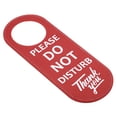 thumbnail image 1 of Uxcell No Molestar Cartel Colgante Doble Cara Señal de Privacidad Rojo 1 Paquete, 1 of 5