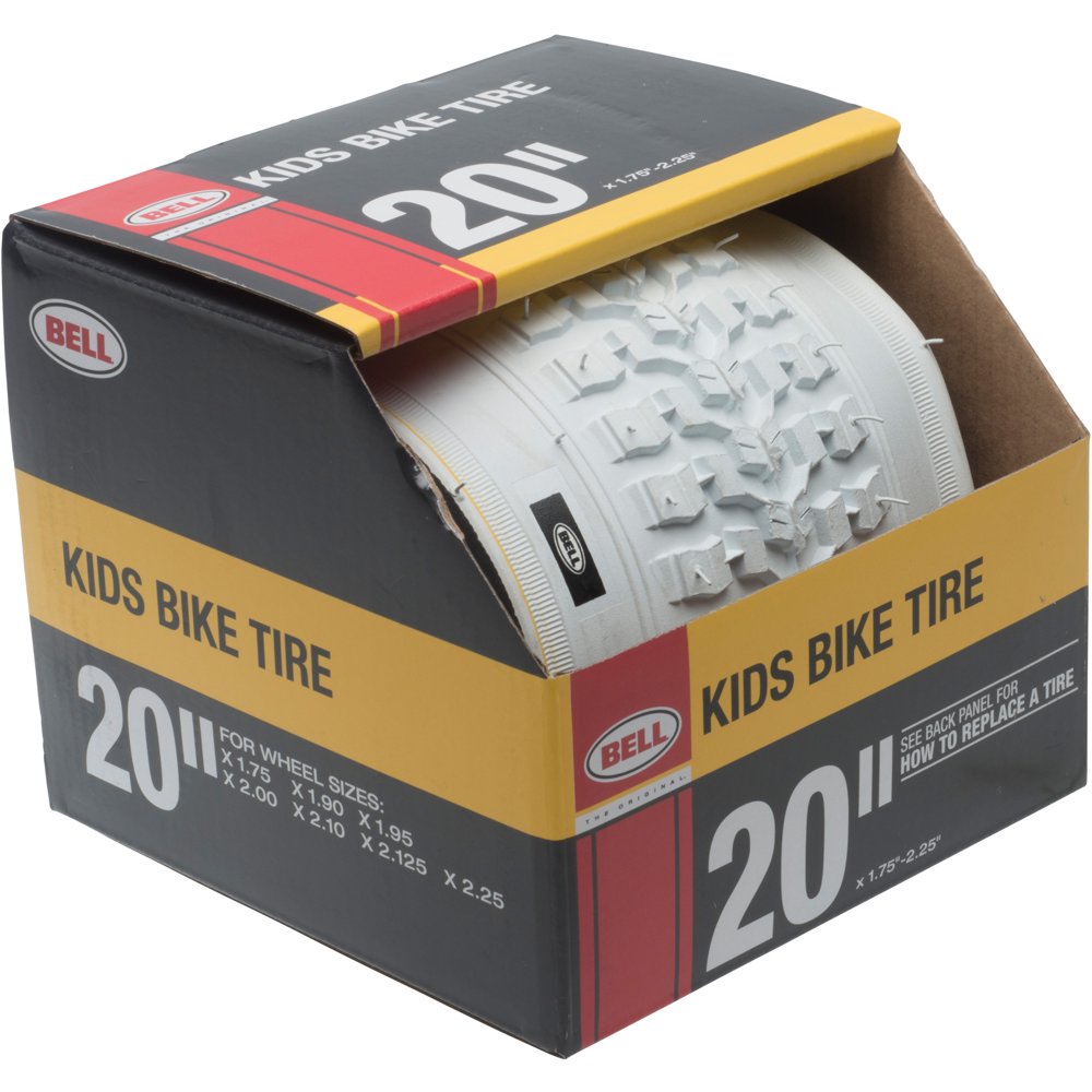 Bell Standard Kids Bike Tire, 20" x 1.752.25", White