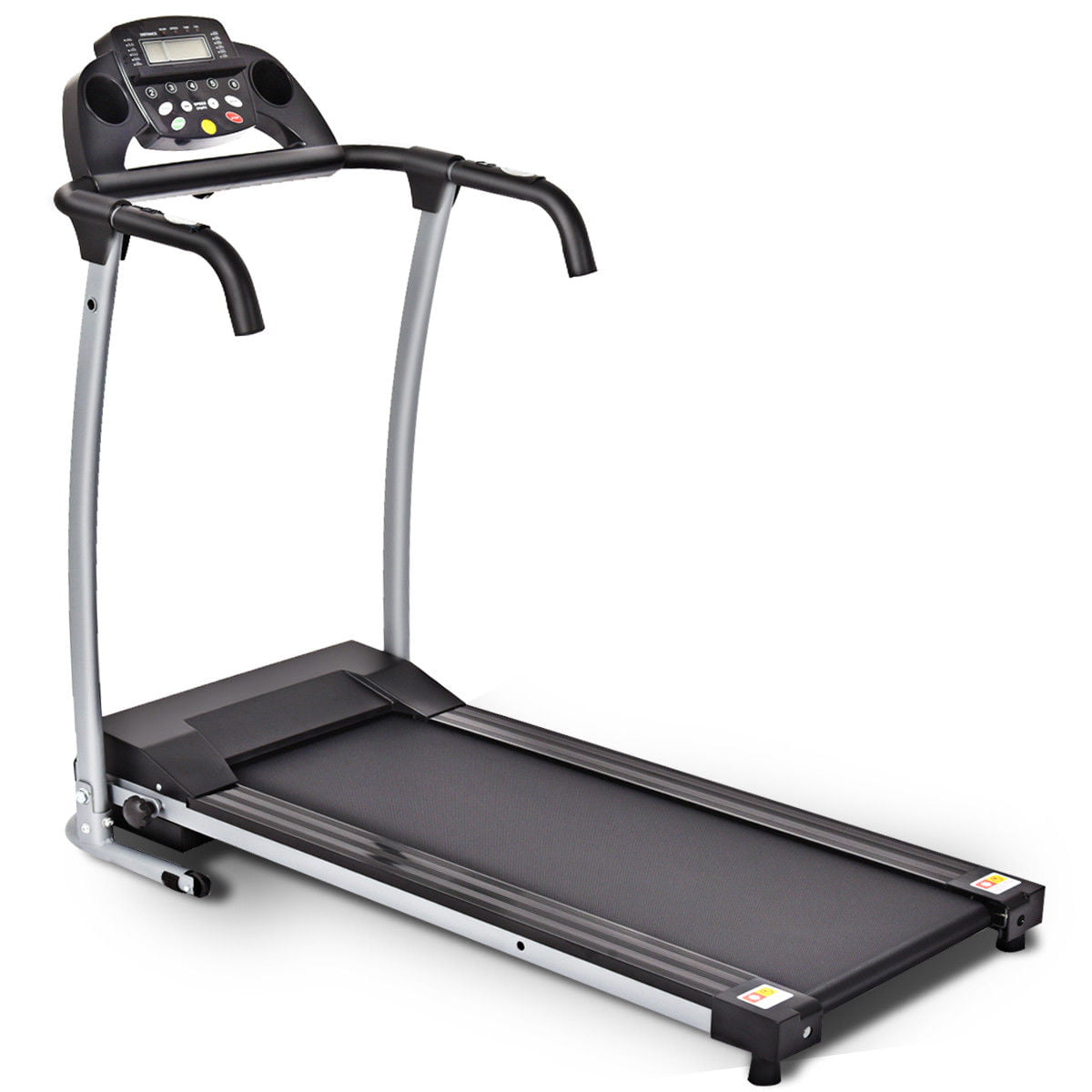 Costway 800W Folding Treadmill Electric Portable Motorized Power Running Fitness Machine w/support on Waltrack