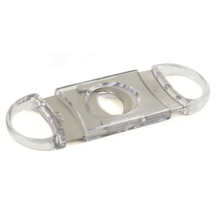 Clear Acrylic & Stainless Guillotine Cigar Cutter