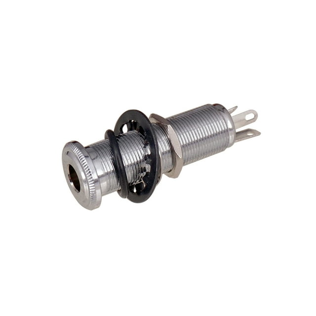 Bearachild Salida estéreo salida roscada resistente al desgaste ligero enchufe de entrada de 1/4 pulgadas piezas de accesorios de guitarra Type3 NO3