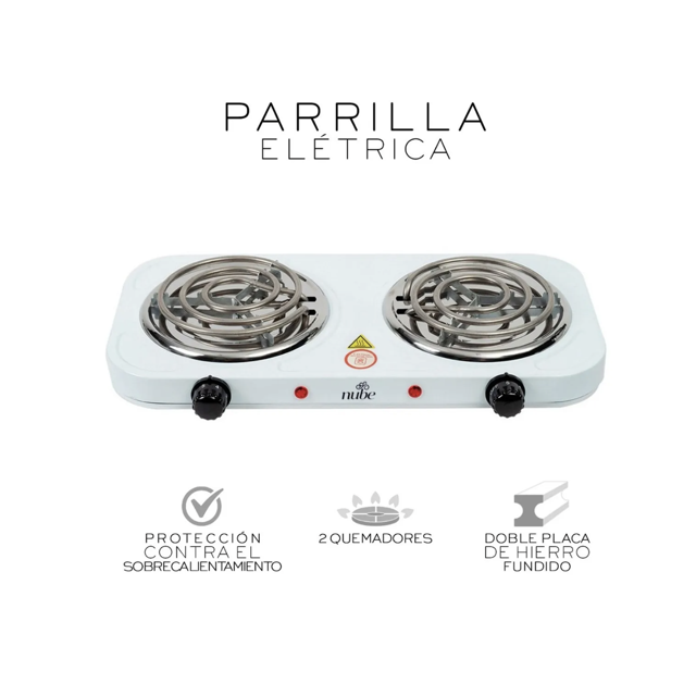Parrilla Electrica de Acero Inoxidable