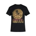 thumbnail image 2 of Nirvana Men's & Big Men's Gradient Smile Face Graphic Band Tee with Short Sleeves, Sizes S-3XL, 2 of 5