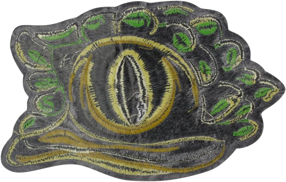 Snake Eyes Patches Iron on Sew on Patch Embroidery Badges Embroidered Appliqué Patches Fashion Fabric Patches for DIY Jacket Backpack Decorated 1 piece