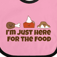 thumbnail image 4 of Inktastic Thanksgiving Here for the Food Boys or Girls Baby Bib, 4 of 4
