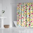 thumbnail image 2 of Dinosaur and Stone Beige Pattern Modern Waterproof Shower Curtain Set with 12 Hooks, Washable Decorative Bathroom Shower Curtain, 2 of 6