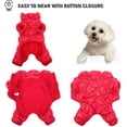 thumbnail image 3 of ZDWQFA Dog Coat, Waterproof Dog Jacket for Winter, Fullbody Dog Coats Snowsuit, Windproof Puppy Down Jacket Puffer Coat, Fleece Winter Vest for Dogs, Cold Weather Dog Coats, 3 of 5