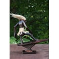 thumbnail image 6 of Handmade Wooden Primitive Tribal Wave Rider Surfing Figurine Statue Funny Sculpture Tiki Bar Handcrafted Unique Gift Decor Accent Figurine Hand Carved, 6 of 6
