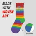 thumbnail image 2 of Sillies Socks Gaydar Activated Socks - Funny Novelty Unisex Sock Set, Woven Art, Fun Unique Patterns And Designs, 2 of 6