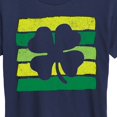 thumbnail image 3 of Instant Message - Negative Space Shamrock - Women's Short Sleeve Graphic T-Shirt, 3 of 6