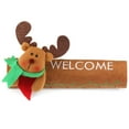 thumbnail image 1 of Funda decorativa para manija de refrigerador con temática navideña: Santa Claus, muñeco de nieve y reno, ideal para añadir un toque festivo a tu cocina. Disponible en versión izquierda, hecha de, 1 of 6
