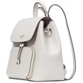 thumbnail image 3 of Kate Spade New York Women's Kristi Refined Grain Leather Medium Flap Backpack, Quill Grey, 3 of 5