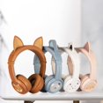 PlayEars+, OnEar Bluetooth Kids Headphones with Dog Ears, Volume