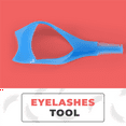 thumbnail image 5 of 3in1 Mascara Applicator Guide Makeup comb eyelashes tool. plastic blue,1 x 3in1 Eyelash Brush Curler, 5 of 8