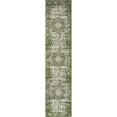 thumbnail image 1 of Unique Loom Richmond Medallion Border Rug  2' 7 x 12' Runner Green/Ivory, 1 of 1