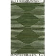 thumbnail image 3 of Unique Loom Chindi Cotton Collection Area Rug - Briah (4' 1" x 6' 1" Rectangle Green/Ivory), 3 of 7