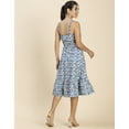 thumbnail image 3 of Moomaya Womens Printed Sleeveless Dress, Knee Length Cotton Dress, 3 of 8