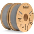 thumbnail image 1 of Filamento para impresora 3D ELEGOO PLA Plus de 1,75 mm, color gris, 2 kg, 1 of 7